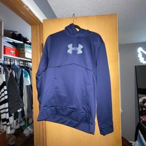 Oversized Navy Blue Under Armour Hoodie